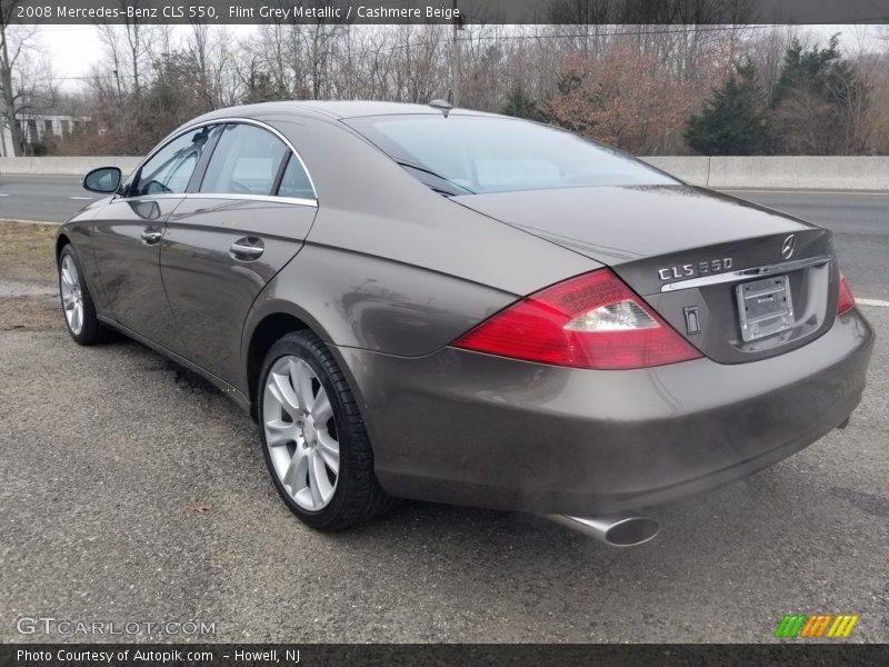 Flint Grey Metallic / Cashmere Beige 2008 Mercedes-Benz CLS 550