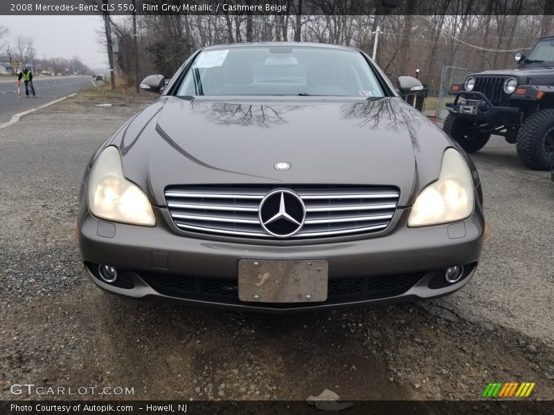 Flint Grey Metallic / Cashmere Beige 2008 Mercedes-Benz CLS 550