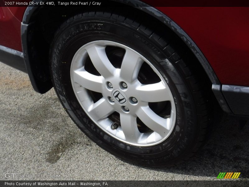 Tango Red Pearl / Gray 2007 Honda CR-V EX 4WD