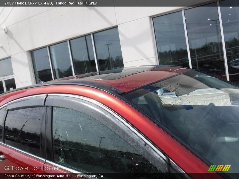 Tango Red Pearl / Gray 2007 Honda CR-V EX 4WD