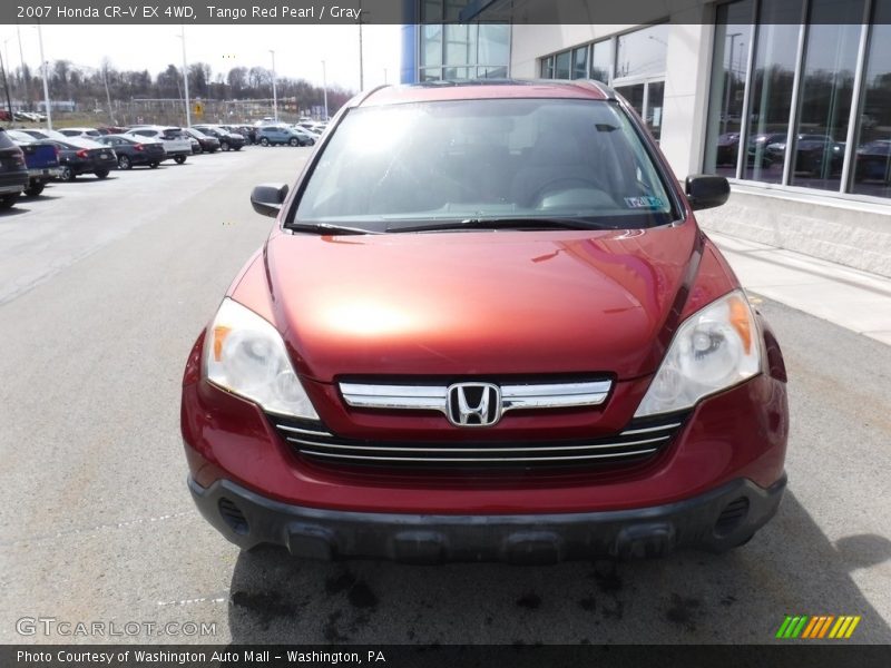 Tango Red Pearl / Gray 2007 Honda CR-V EX 4WD