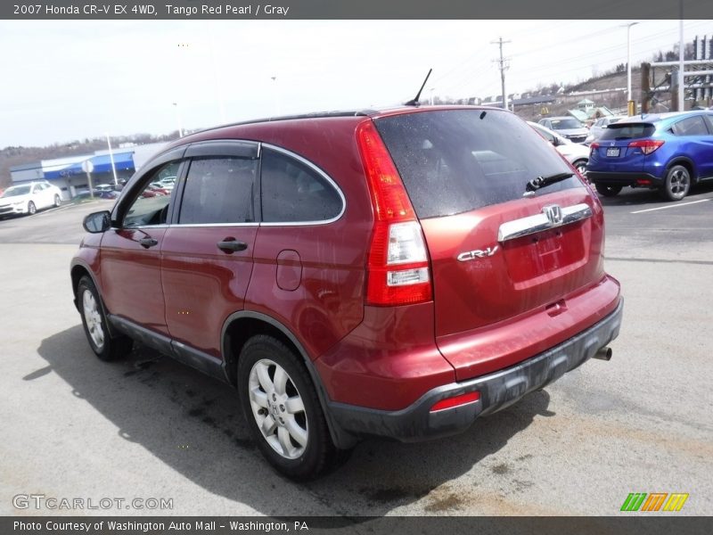 Tango Red Pearl / Gray 2007 Honda CR-V EX 4WD