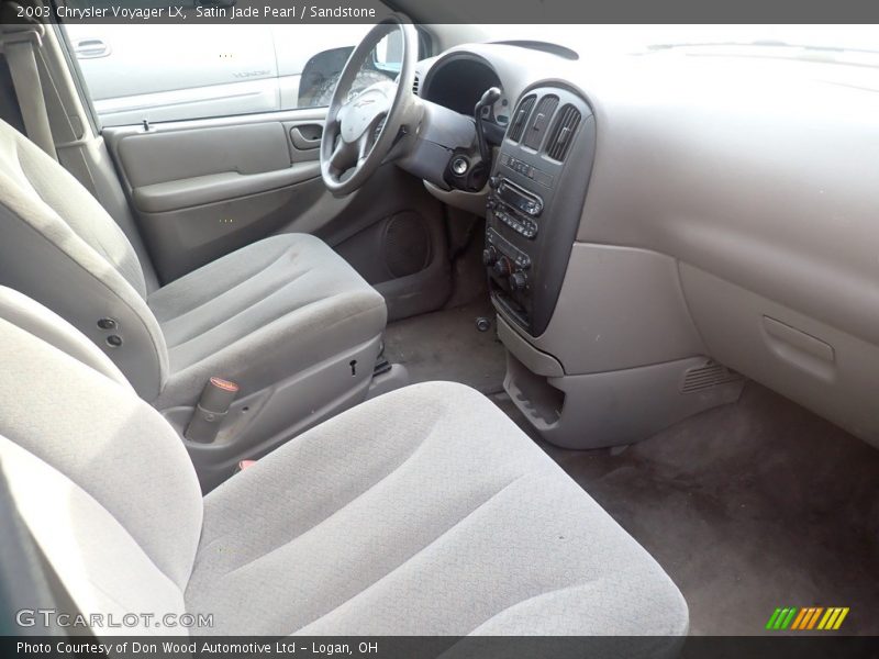 Front Seat of 2003 Voyager LX