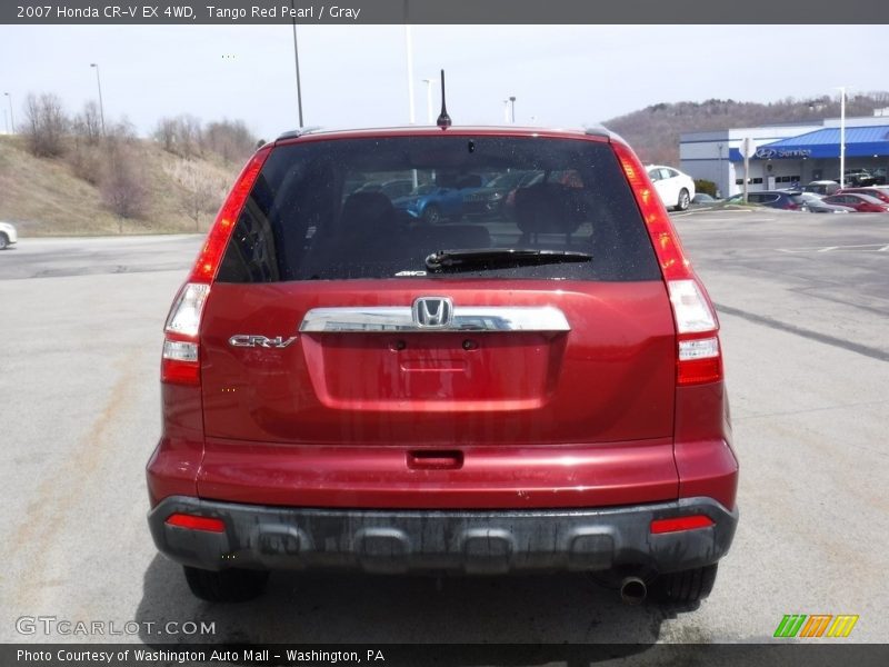 Tango Red Pearl / Gray 2007 Honda CR-V EX 4WD