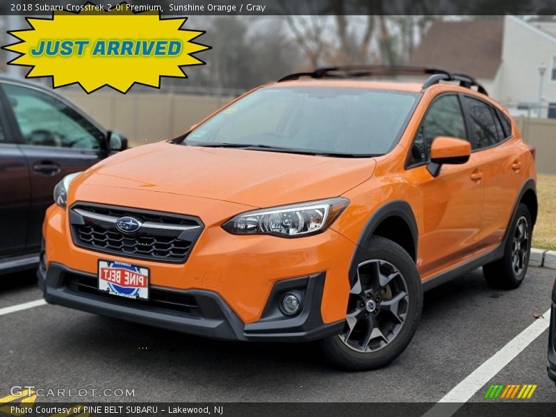 Sunshine Orange / Gray 2018 Subaru Crosstrek 2.0i Premium