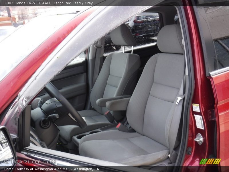 Tango Red Pearl / Gray 2007 Honda CR-V EX 4WD