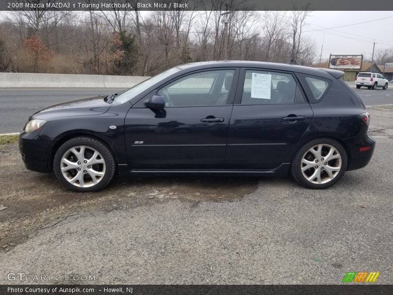 Black Mica / Black 2008 Mazda MAZDA3 s Touring Hatchback