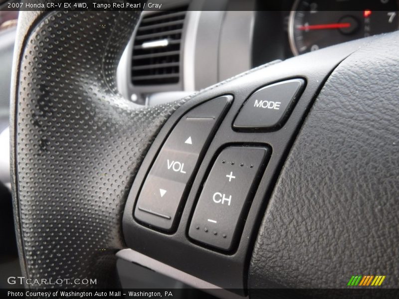 Tango Red Pearl / Gray 2007 Honda CR-V EX 4WD