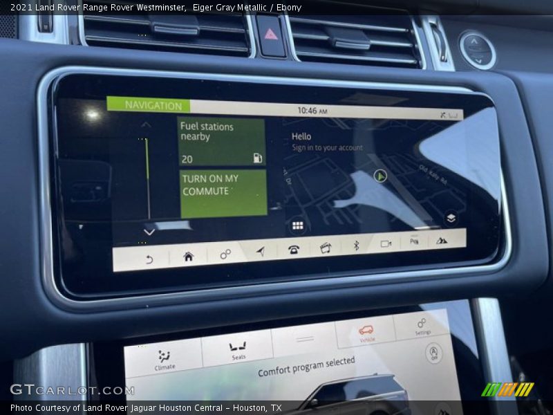 Eiger Gray Metallic / Ebony 2021 Land Rover Range Rover Westminster