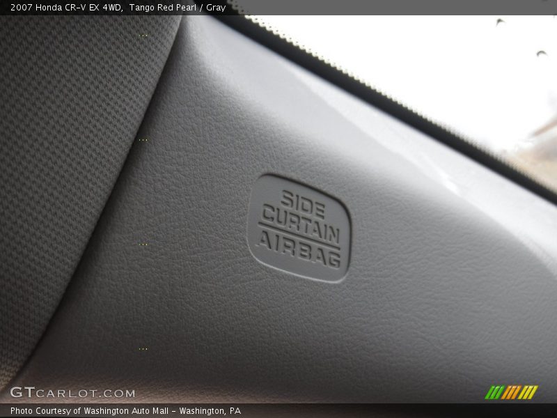 Tango Red Pearl / Gray 2007 Honda CR-V EX 4WD