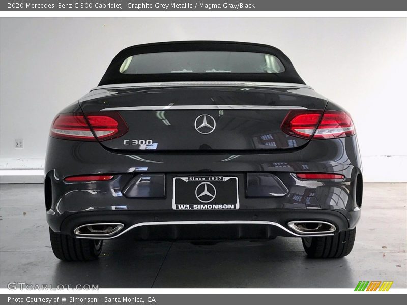 Graphite Grey Metallic / Magma Gray/Black 2020 Mercedes-Benz C 300 Cabriolet
