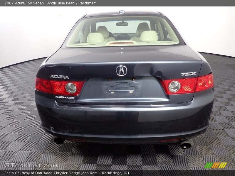 Arctic Blue Pearl / Parchment 2007 Acura TSX Sedan