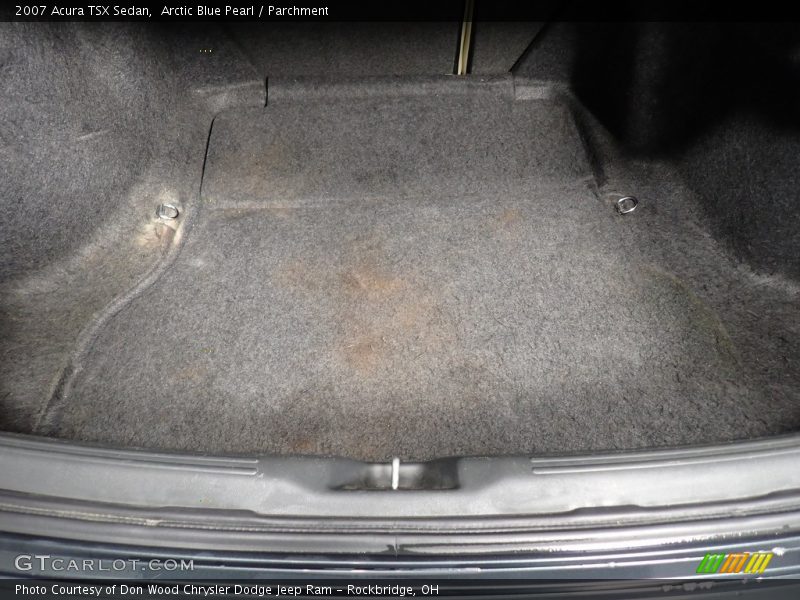 Arctic Blue Pearl / Parchment 2007 Acura TSX Sedan