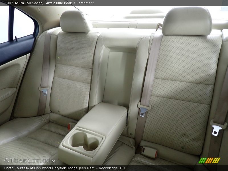 Arctic Blue Pearl / Parchment 2007 Acura TSX Sedan