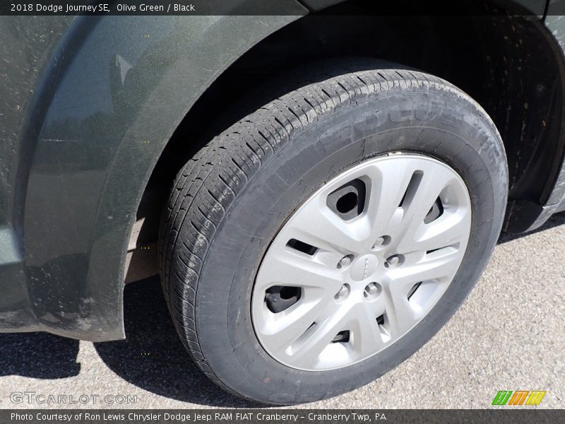 Olive Green / Black 2018 Dodge Journey SE