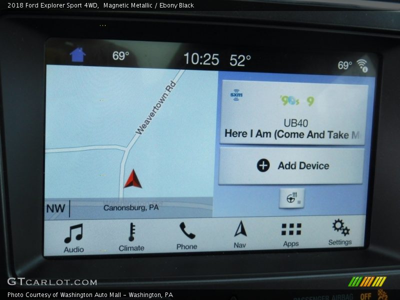 Magnetic Metallic / Ebony Black 2018 Ford Explorer Sport 4WD