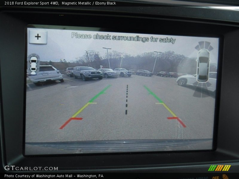 Magnetic Metallic / Ebony Black 2018 Ford Explorer Sport 4WD