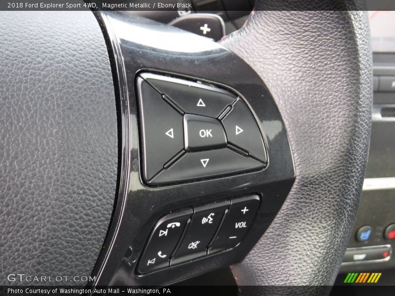 Magnetic Metallic / Ebony Black 2018 Ford Explorer Sport 4WD