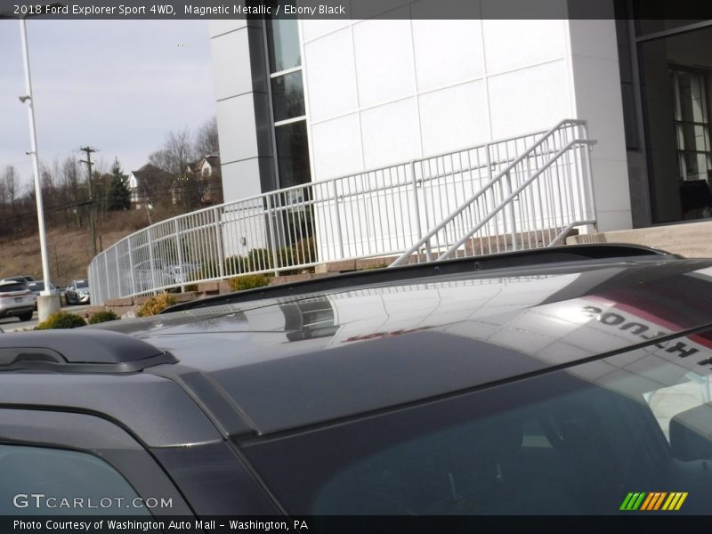 Magnetic Metallic / Ebony Black 2018 Ford Explorer Sport 4WD