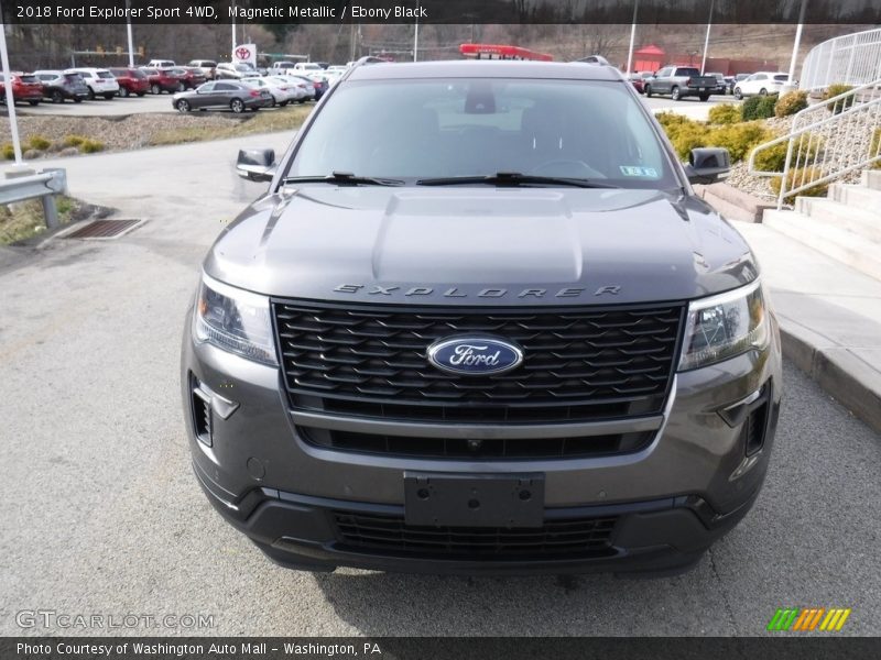 Magnetic Metallic / Ebony Black 2018 Ford Explorer Sport 4WD
