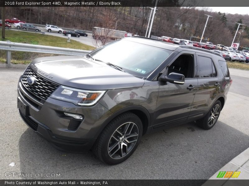 Magnetic Metallic / Ebony Black 2018 Ford Explorer Sport 4WD