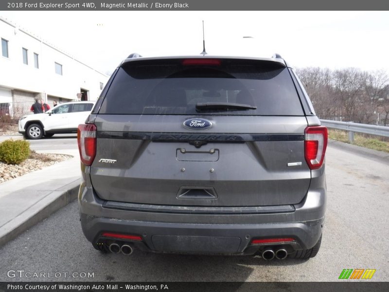 Magnetic Metallic / Ebony Black 2018 Ford Explorer Sport 4WD