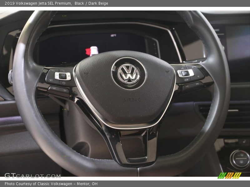 Black / Dark Beige 2019 Volkswagen Jetta SEL Premium