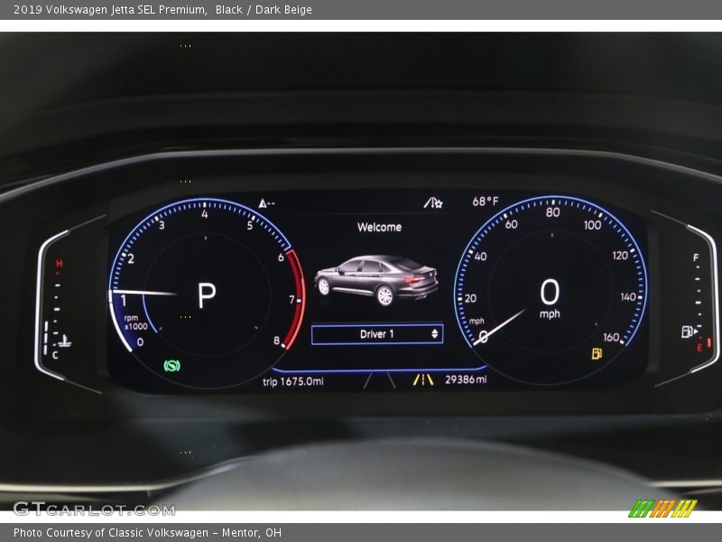 Black / Dark Beige 2019 Volkswagen Jetta SEL Premium