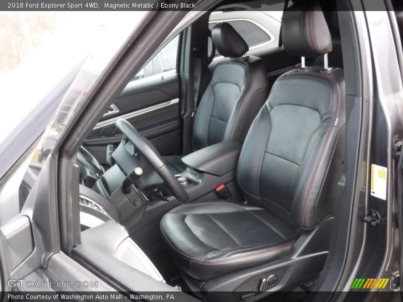 Magnetic Metallic / Ebony Black 2018 Ford Explorer Sport 4WD