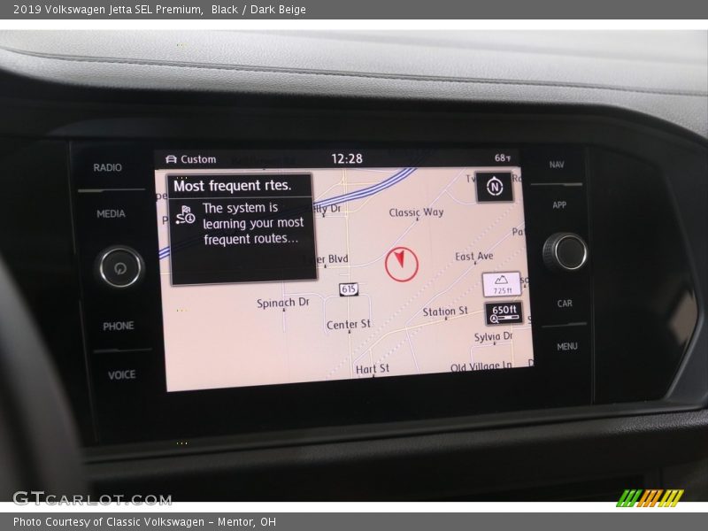 Black / Dark Beige 2019 Volkswagen Jetta SEL Premium