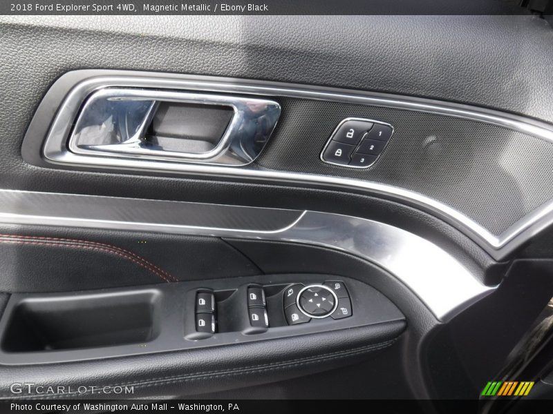 Magnetic Metallic / Ebony Black 2018 Ford Explorer Sport 4WD