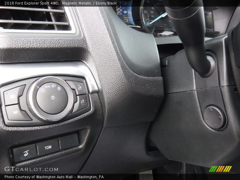 Magnetic Metallic / Ebony Black 2018 Ford Explorer Sport 4WD