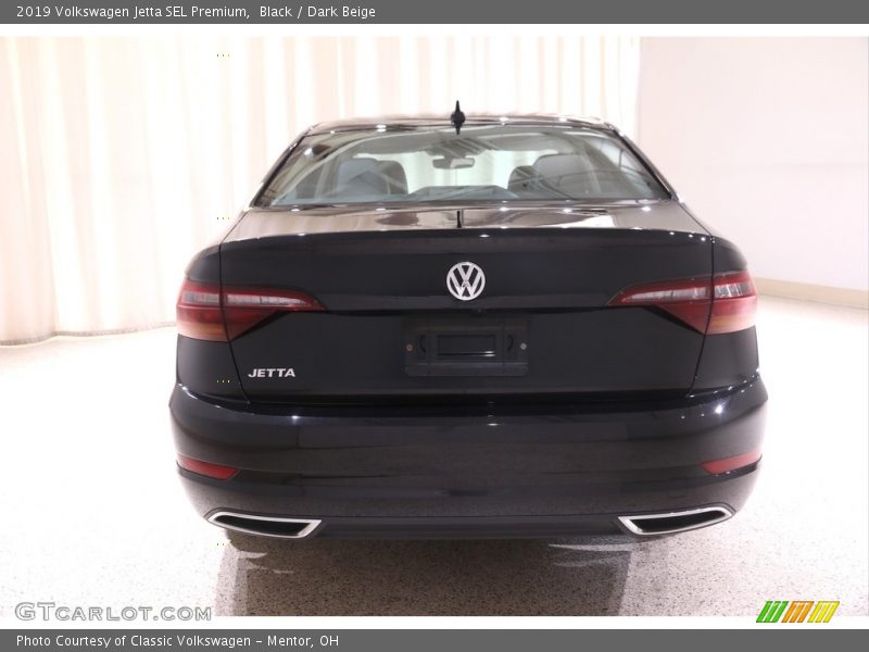 Black / Dark Beige 2019 Volkswagen Jetta SEL Premium