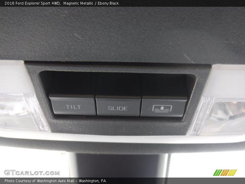 Magnetic Metallic / Ebony Black 2018 Ford Explorer Sport 4WD