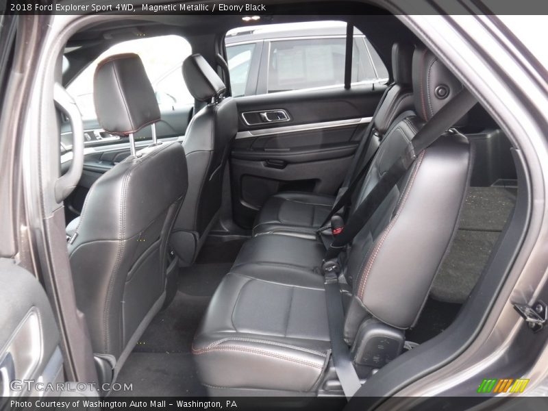 Magnetic Metallic / Ebony Black 2018 Ford Explorer Sport 4WD