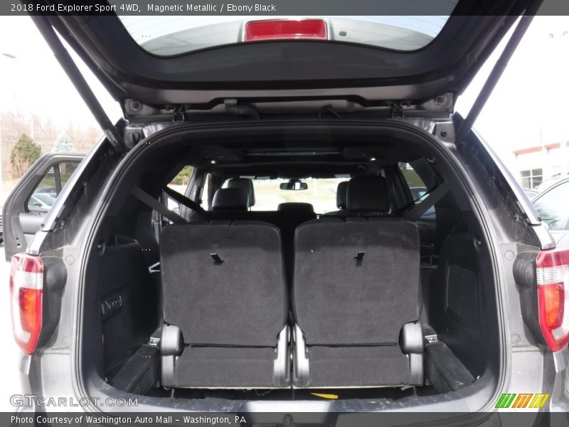 Magnetic Metallic / Ebony Black 2018 Ford Explorer Sport 4WD