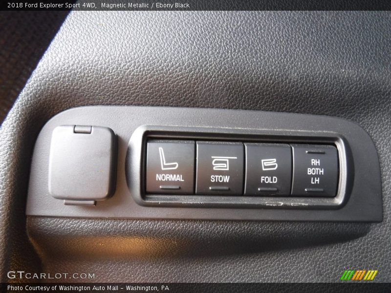 Magnetic Metallic / Ebony Black 2018 Ford Explorer Sport 4WD