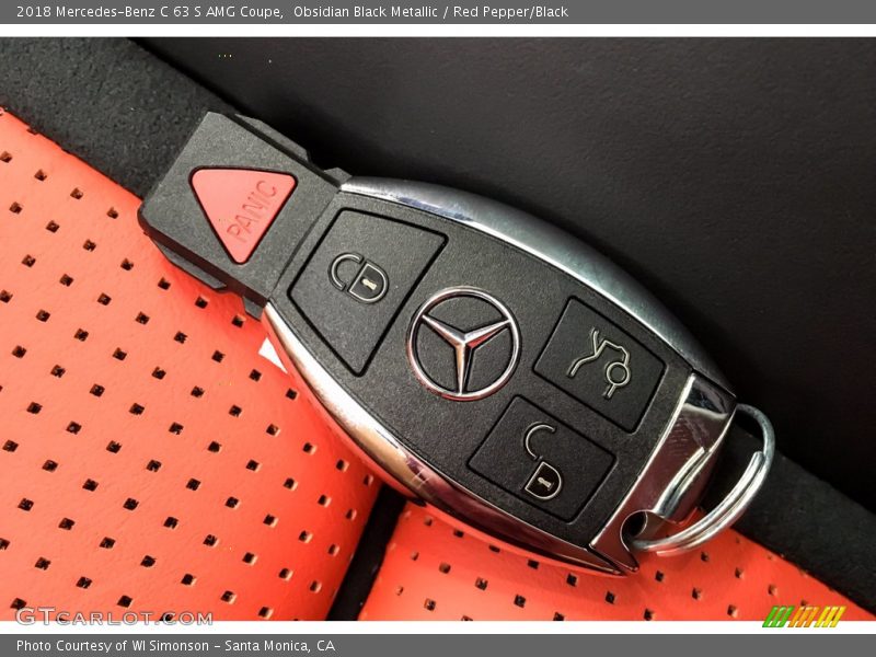 Keys of 2018 C 63 S AMG Coupe