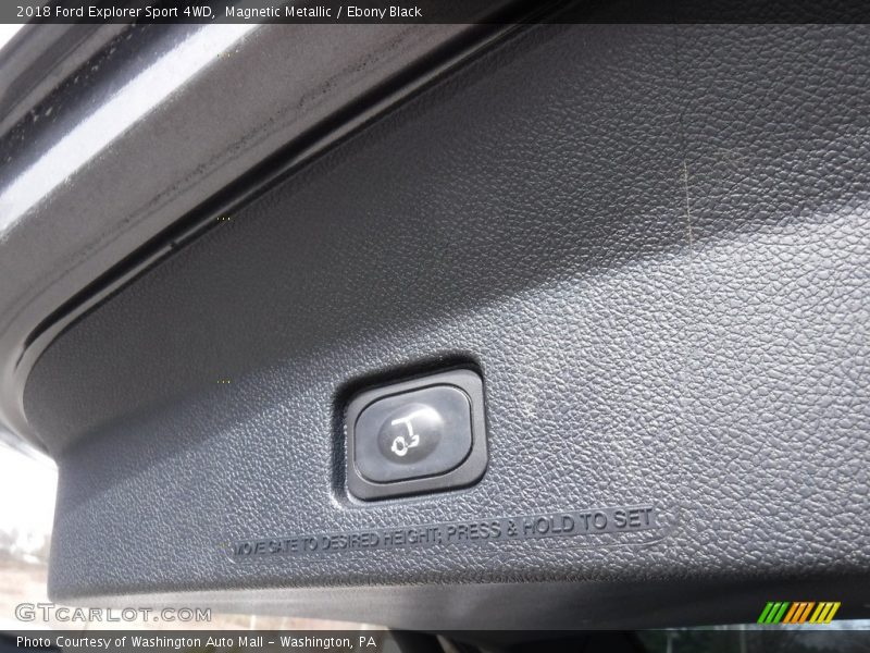 Magnetic Metallic / Ebony Black 2018 Ford Explorer Sport 4WD