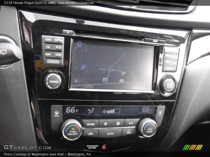 Gun Metallic / Charcoal 2018 Nissan Rogue Sport SL AWD