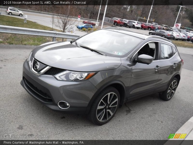 Gun Metallic / Charcoal 2018 Nissan Rogue Sport SL AWD