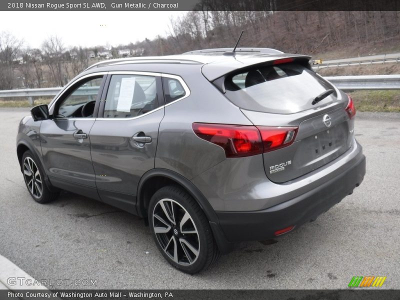 Gun Metallic / Charcoal 2018 Nissan Rogue Sport SL AWD