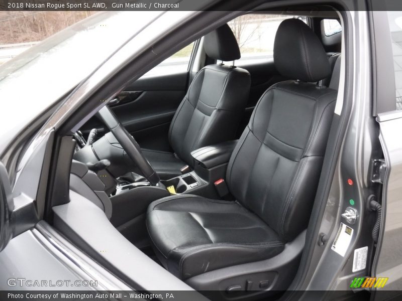 Gun Metallic / Charcoal 2018 Nissan Rogue Sport SL AWD