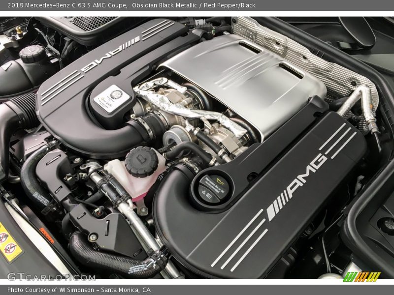  2018 C 63 S AMG Coupe Engine - 4.0 Liter AMG biturbo DOHC 32-Valve VVT V8
