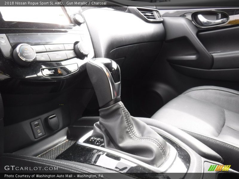 Gun Metallic / Charcoal 2018 Nissan Rogue Sport SL AWD