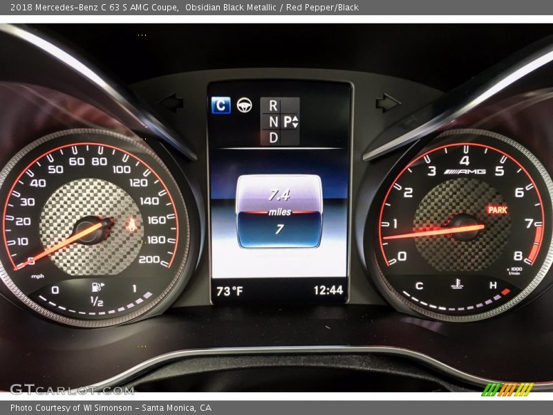  2018 C 63 S AMG Coupe 63 S AMG Coupe Gauges