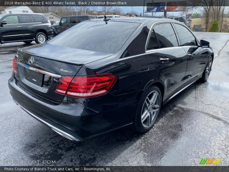 Black / Chestnut Brown/Black 2016 Mercedes-Benz E 400 4Matic Sedan