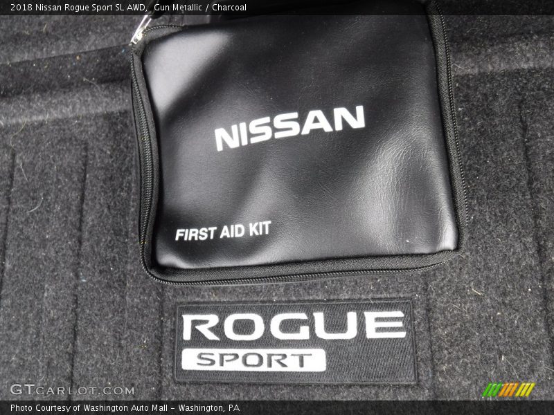 Gun Metallic / Charcoal 2018 Nissan Rogue Sport SL AWD
