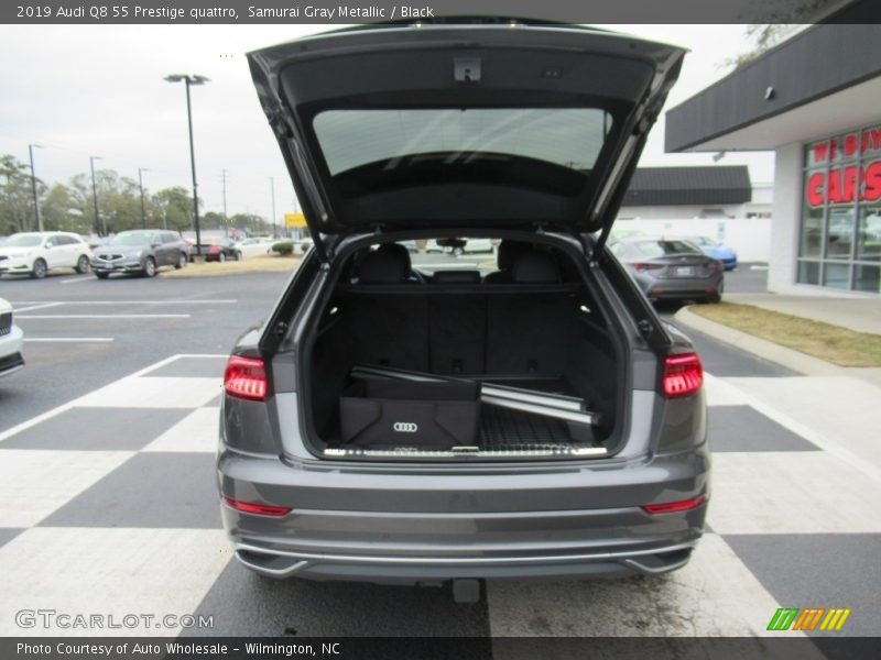 Samurai Gray Metallic / Black 2019 Audi Q8 55 Prestige quattro