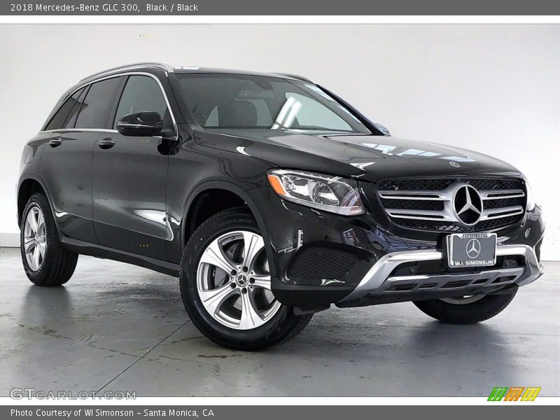 Black / Black 2018 Mercedes-Benz GLC 300